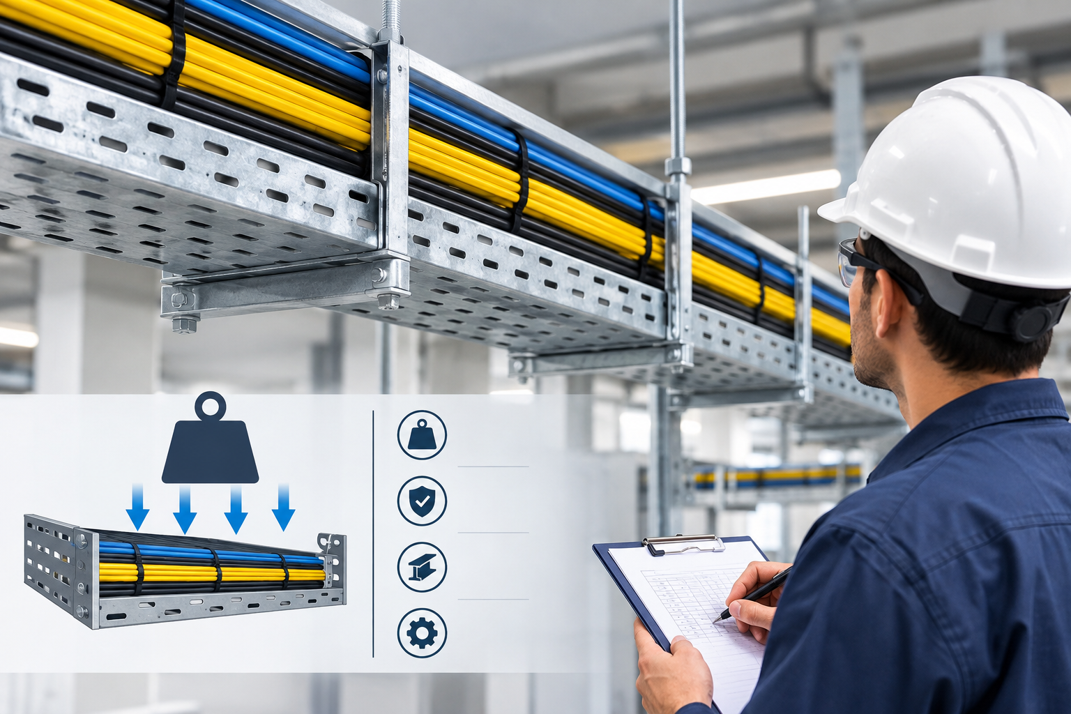 Cable Tray Load Capacity and Safe Working Load Guide