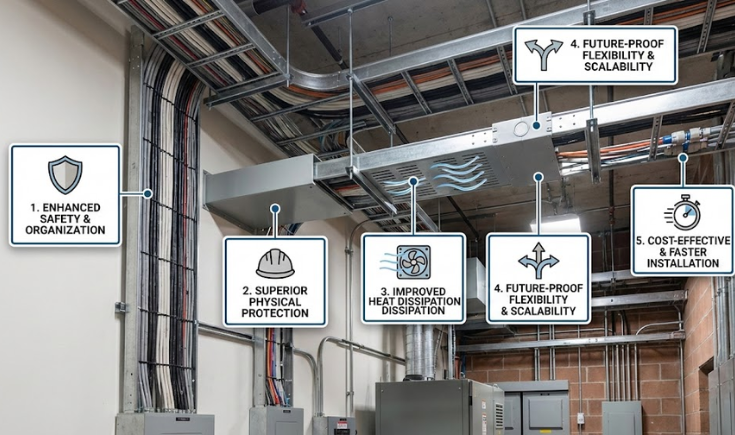 Raceway Cable Trays in Commercial Buildings