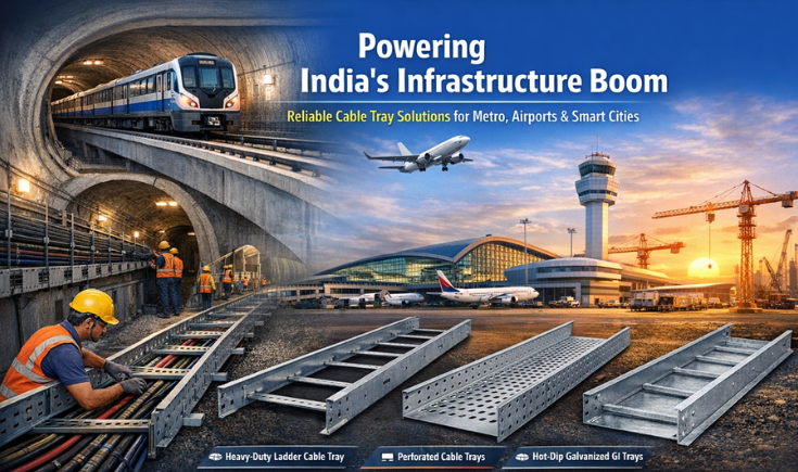 Infrastructure cable trays India